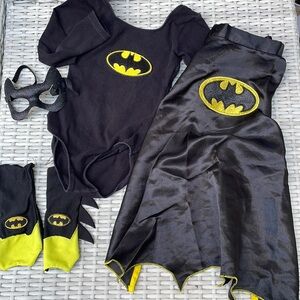 🦇 KIDS Batgirl 5 Piece Costume Size 4/6